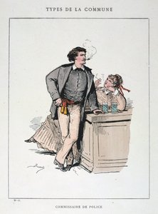 Polizeikommissar, Pariser Kommune, 1871 von Unbekannt