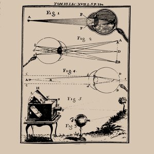 Vergleichende Darstellung des menschlichen Auges und der Camera Obscura