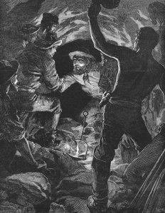 Fertigstellung des Gotthardtunnels unter den Alpen, 1880 von Unbekannt