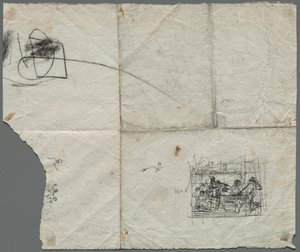 Kompositionsskizzen nach Raphael und anderen Künstlern von Unbekannt
