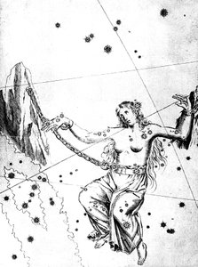 Konstellation von Andromeda, 1723