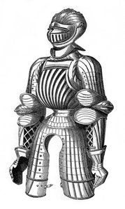 Konvexe Rüstung, angeblich die von Maximilian, 15. Jahrhundert, 1870