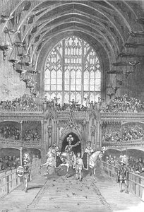 Krönung von George IV. in der Westminster Hall, 1897 von Unbekannt