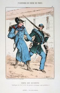 Corps des Douaniers, Belagerung von Paris, Deutsch-Französischer Krieg, 1870-1871 von Unbekannt