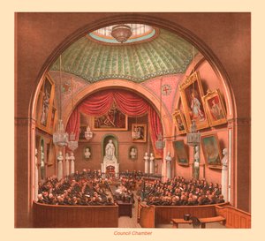Ratskammer London Guildhall, 1886