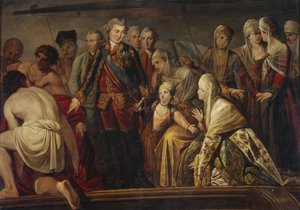 Graf Alexej Grigorjewitsch Orlow nach dem Sieg von Çeşme, zweite Hälfte des 18. Jahrhunderts von Unbekannt