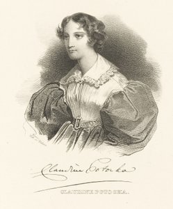 Gräfin Klaudyna Claudine Potocka, geb. Dzialynska 1801-1836, ca. 1830 von Unbekannt