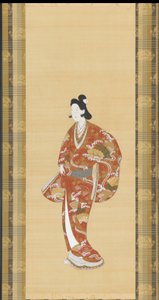 Kurtisane, Edo-Periode, 1661-1673 von Unbekannt