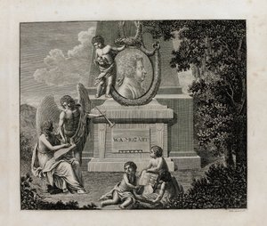 Titelblatt der ersten Ausgabe der Partitur der Oper Così fan tutte von W.A. Mozart, 1794
