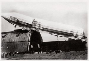 Abgestürzter Zeppelin LZ 8 Deutschland II, Düsseldorf, Deutschland, 1911, 1933 von Unbekannt