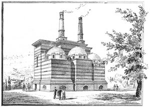 Krematorium, Friedhof Père Lachaise, Paris, 1888