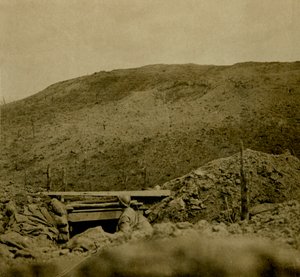 Kamm des Hügels bei Les Éparges, Nordfrankreich, ca. 1914-1918 von Unbekannt