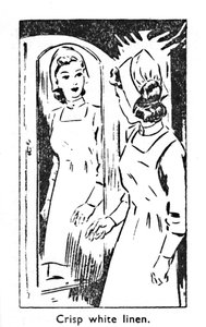 Frisches weißes Leinen, 1940 von Unbekannt