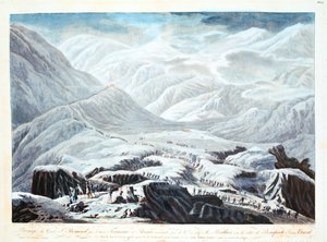 Überquerung des Sankt-Bernhard-Passes, 1800