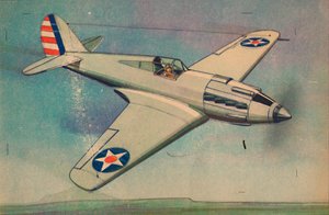 Curtis X.P.40 Jagdflugzeug, ca. 1944 von Unbekannt