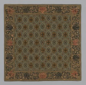 Kissenbezug, China, Qing-Dynastie 1644-1911, ca. 1900