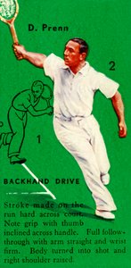 D. Prenn - Rückhand-Drive, um 1935 von Unbekannt