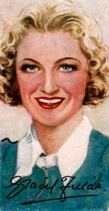 Dame Gracie Fields, englische Sängerin und Komikerin