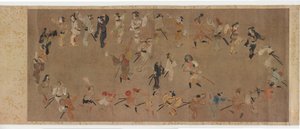Tanzen des Bon Odori, Edo-Periode