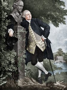 David Garrick 1717-1779, englischer Schauspieler, Dramatiker, Theatermanager und Produzent, 1905