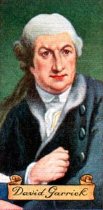 David Garrick, aus einer Serie von Zigarettenkarten, 1935 von Unbekannt