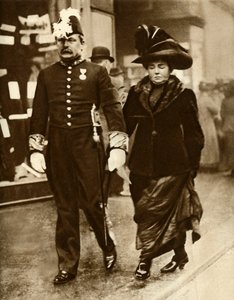 David Lloyd George und seine Frau Margaret, 1910, 1935