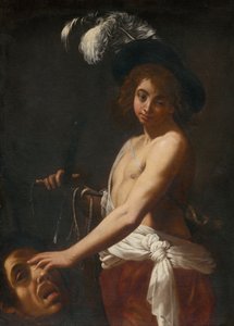 David mit dem Kopf von Goliath