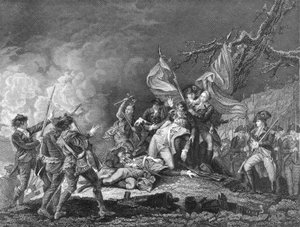 Tod von General Montgomery in Quebec, Dezember 1775