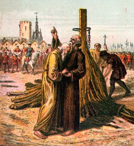 Tod von Ridley und Latimer, 1555, um 1850
