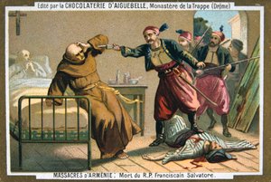 Tod des ehrwürdigen Vaters Salvatore, eines Franziskanermönchs, 1895