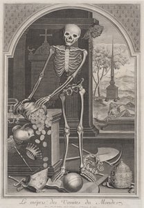 Der Tod mit weltlichen Eitelkeiten von Unbekannt