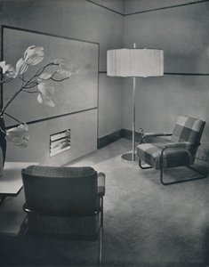 Debattenstudio im Broadcasting House, London, 1933 von Unbekannt