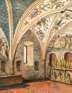 Dekoration in der St. Nikolaikirche, Jüterbog, Brandenburg, Deutschland