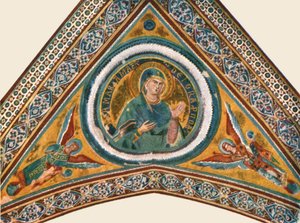 Dekoration in der Basilika des Heiligen Franziskus, Assisi, Italien, 1928 von Unbekannt