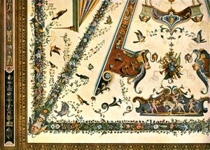Dekoration in der Uffizien-Galerie, Florenz, Italien, 1928 von Unbekannt