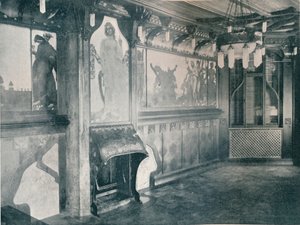 Dekorationen für ein Musikzimmer von Fritz Erler, um 1899 von Unbekannt
