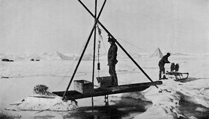 Tiefwassertemperatur. Hoch mit dem Thermometer. 12. Juli 1894, 1894-1897 von Unbekannt