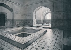 Delhi. Königliche Bäder im Palast, ca. 1910