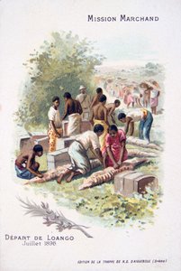 Abreise aus Loango, Juli 1896