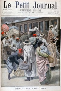 Abreise der Madagassen, Weltausstellung 1900, Paris, 1900