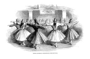 Derwische, Konstantinopel, Türkei, 1853