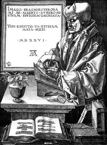 Desiderius Erasmus, niederländischer Autor, Gelehrter und Humanist, 1893 von Unbekannt