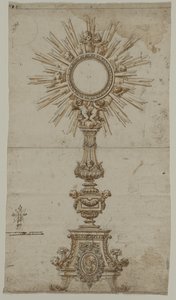 Entwurf für eine Monstranz, 1600er Jahre