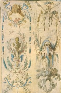 Entwurf für eine Wanddekoration, Frankreich, 1928