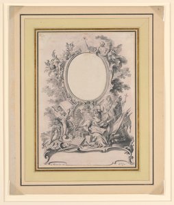 Entwurf für den Rahmen des Porträts von Karl III., König von Spanien