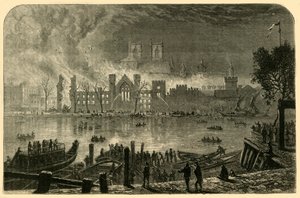 Zerstörung der alten Parlamentsgebäude, 16. Oktober 1834, 1881