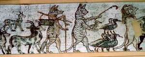 Detail des ägyptischen 