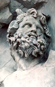 Detail vom Großen Fries des Pergamonaltars, 180-159 v. Chr. von Unbekannt