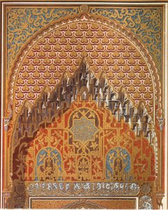 (Detail) des zentralen Teils des Lindarajas-Balkons, 1907