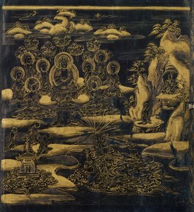 Devadatta, Kapitel 12 des Lotos-Sutra Hoke-kyo, Daibadatta-bon, 12. Jahrhundert